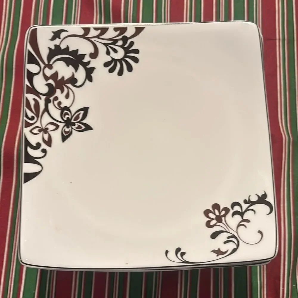 Mikasa Gourmet Basics Chocolate Swirl Salad or
Dessert plate replacement